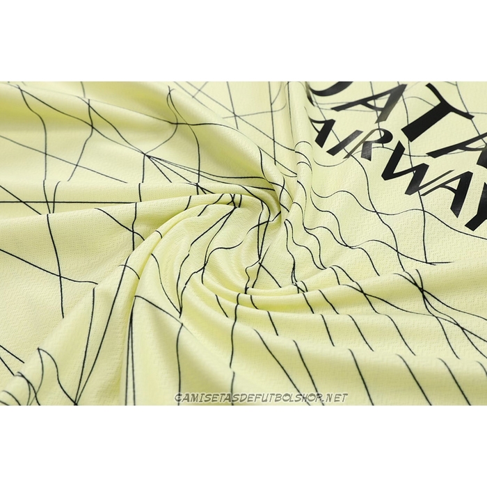 Chandal del Paris Saint-Germain Jordan 23-24 Manga Corta Amarillo - Pantalon Corto